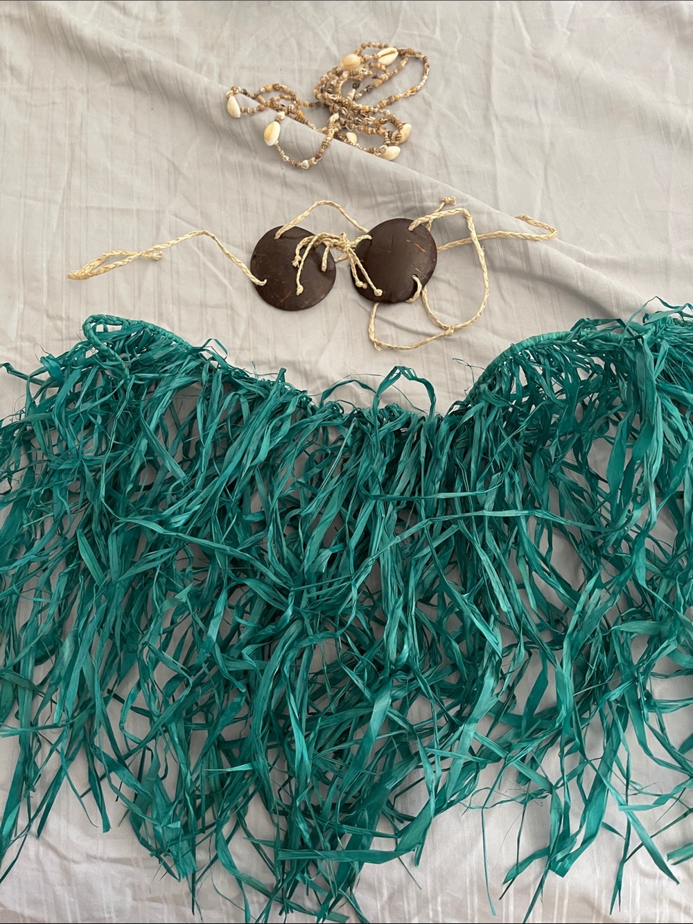 Baby hula girl costume